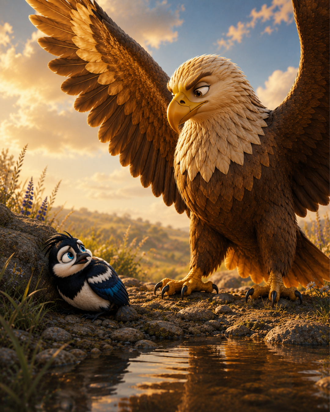 L'aigle et Margo la Pie scene 6
